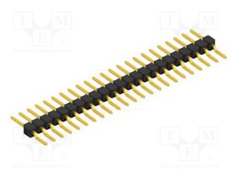 Connector: pin strips; pin header; male; PIN: 23; 2.54mm; SMT; 1x23