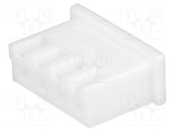 Plug; wire-board; female; XH; 2.5mm; PIN: 4; w/o contacts; for cable