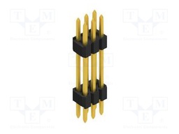 Connector: pin strips; pin header; male; PIN: 6; 1.27mm; THT; 2x3