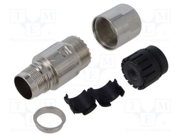 Enclosure for connectors: M17; for cable; straight