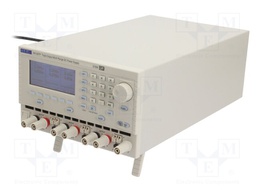 Power supply: programmable laboratory; Channels: 3; 0÷60VDC; 0÷3A