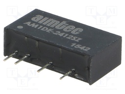 Converter: DC/DC; 1W; Uin: 21.6÷26.4V; 12VDC; Iout: 83mA; SIP7; 2.4g