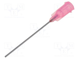 Needle: steel; 1.5"; Size: 20; straight; 0.6mm; Mounting: Luer Lock