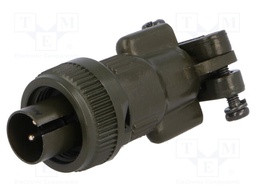 Connector: circular; Series: DS/MS; plug; male; PIN: 3; for cable