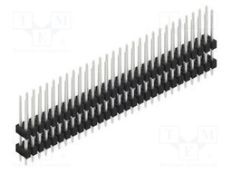 Connector: pin strips; pin header; male; PIN: 58; 2.54mm; THT; 2x29
