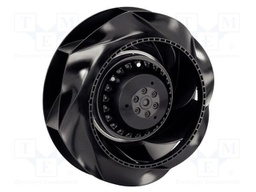 Fan: EC; radial; 230VAC; Ø252x122.5mm; ball; 3000rpm; IP00; 20AWG