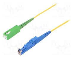 Fiber patch cord; E2,SCA; 2m; Optical fiber: 9/125um; yellow