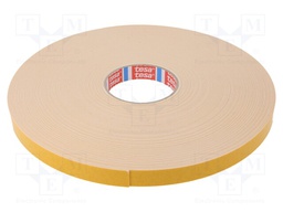 Tape: fixing; W: 19mm; L: 50m; D: 1.15mm; V: double-sided; acrylic