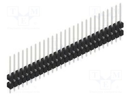 Connector: pin strips; pin header; male; PIN: 27; 2.54mm; THT; 1x27