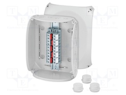 Enclosure: junction box; IP66; grey