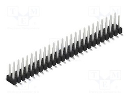 Connector: pin strips; pin header; male; PIN: 50; 2.54mm; SMT; 2x25