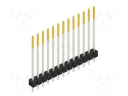 Connector: pin strips; pin header; male; PIN: 13; 2.54mm; THT; 1x13