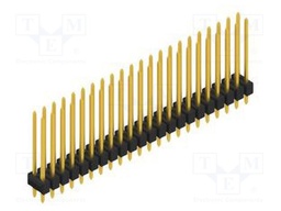 Connector: pin strips; pin header; male; PIN: 44; 2.54mm; THT; 2x22