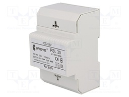 Power supply: transformer type; non-stabilised; 22W; 24VDC; 0.9A