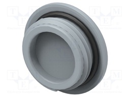 Stopper; polyamide; grey; IP68; Entrelec; Gland: M20; 6mm; Pitch: 1.5