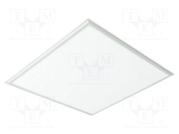 Lamp: LED light panel; 40W; 230VAC; white cold; 120°; 6500K; IP20