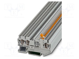 Splice terminal: rail; 20A; 400V; spring clamp; PA; 0.08÷4mm2