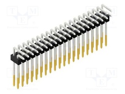 Connector: pin strips; pin header; male; PIN: 40; 2.54mm; THT; 2x20