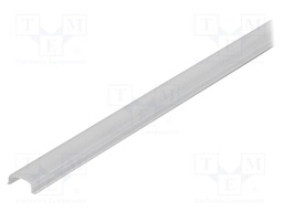 Cover for LED profiles; white; 2m; Application: PEN8; V: I; push-in