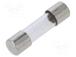 Fuse: fuse; 1.5A; 250VAC; quick blow; cylindrical,glass; brass