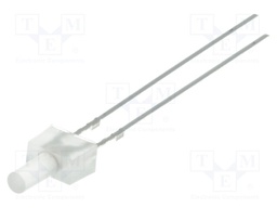 LED; 2mm; white warm; 330÷500mcd; 90°; Front: flat; 2.8÷3.6V; THT