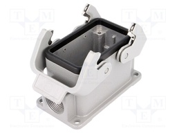 Enclosure: for rectangular connectors; Han; size 10B; PG16; IP65