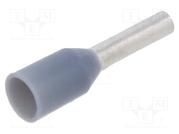 Tip: bootlace ferrule; insulated; copper; 0.75mm2; 6mm; tinned