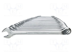 Wrench-set; combination spanner; Chrom-vanadium steel; 26pcs.