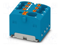 Splice terminal: rail; 17.5A; 450V; push-in; PA; L: 17.7mm; W: 19mm