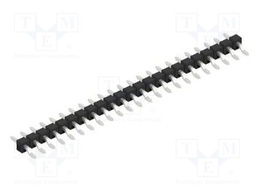Connector: pin strips; pin header; male; PIN: 23; 2.54mm; SMT; 1x23