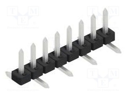 Connector: pin strips; pin header; male; PIN: 8; 2mm; SMT; 1x8; 100V