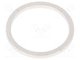 Gasket; aluminium; D: 2mm; Øint: 24mm; Øout: 29mm; DIN: 7603