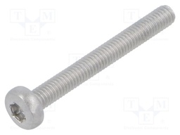 Screw; M4x35; Head: cheese head; Torx®; stainless steel; ISO 14583