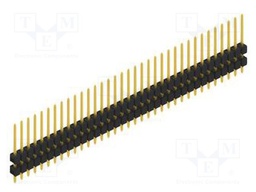 Connector: pin strips; pin header; male; PIN: 35; 2.54mm; THT; 1x35