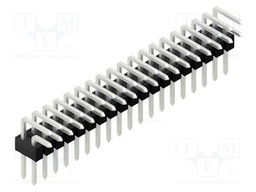 Connector: pin strips; pin header; male; PIN: 38; 2.54mm; THT; 2x19