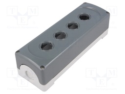 Enclosure: for remote controller; X: 75mm; Y: 221mm; Z: 61mm; grey