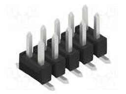 Connector: pin strips; pin header; male; PIN: 10; 2.54mm; SMT; 2x5