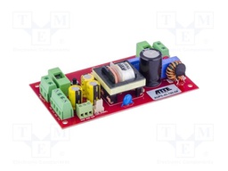 Power supply; IP20; 190÷260VAC; CCTV; PCB; AUPS; 10.8÷13.8VDC; 90%