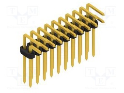 Connector: pin strips; pin header; male; PIN: 20; 2mm; THT; 2x10