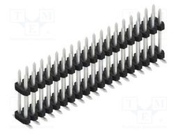 Connector: pin strips; pin header; male; PIN: 38; 2mm; SMT; 2x19