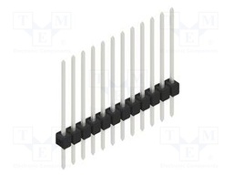 Connector: pin strips; pin header; male; PIN: 12; 2.54mm; THT; 1x12
