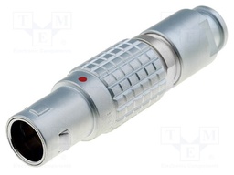 Connector: circular; Series: 1B; plug; male; soldering; for cable