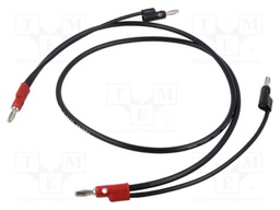 Test lead; Urated: 1.4kV; Len: 0.914m; black-red; Cable: RG58C/U