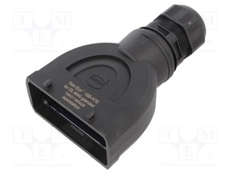 Enclosure: for rectangular connectors; Han Eco B; size 16B; M40