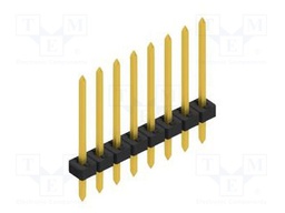 Connector: pin strips; pin header; male; PIN: 8; 2mm; THT; 1x8; 100V