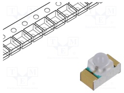 IR transmitter; 3216; transparent; 20°; λp max: 940nm; SMD; 65mA