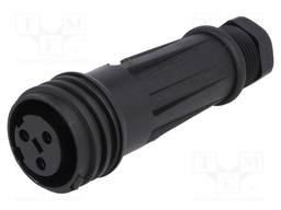Connector: circular; plug; female; PIN: 3; Buccaneer 900; for cable