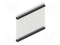 Connector: pin strips; pin header; male; PIN: 52; 2.54mm; THT; 2x26