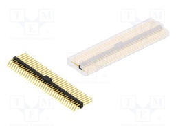 Connector: pin strips; pin header; male; PIN: 70; 2.54mm; SMT; 2x35