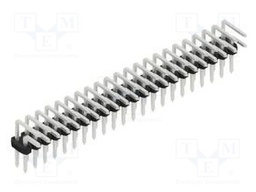 Connector: pin strips; pin header; male; PIN: 44; 2mm; THT; 2x22